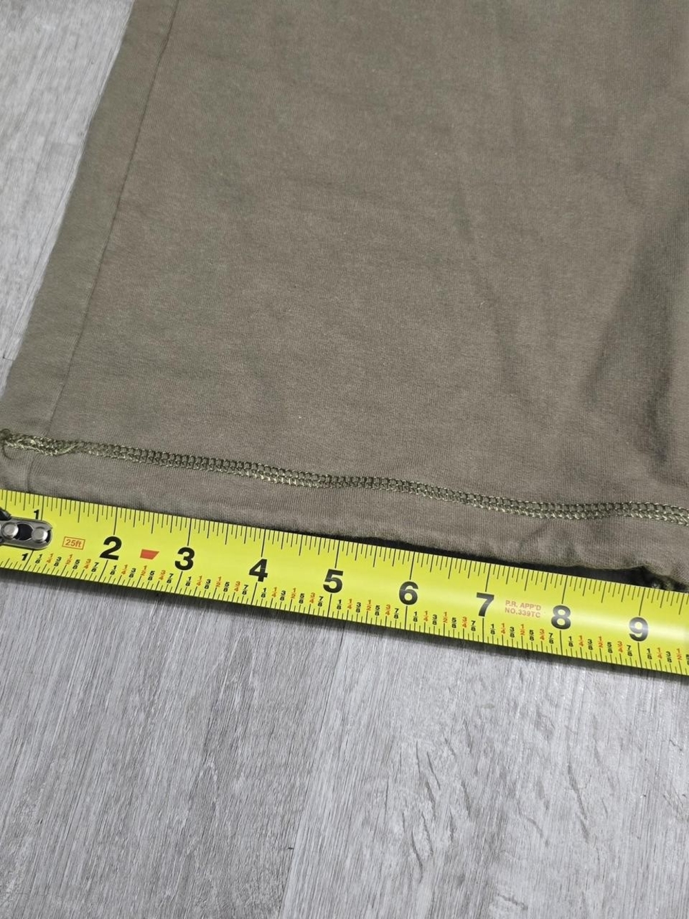 Vintage Y2K Parasuco Ergonomic Jeans Low Rise Flared Sweatpants Olive Green - Picture 6 of 8